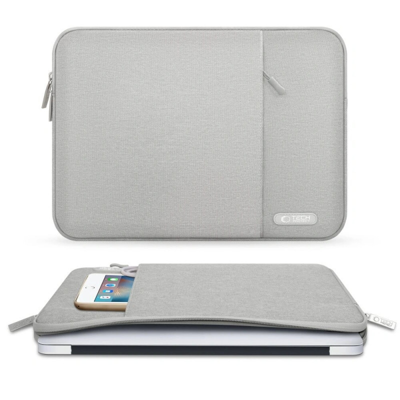 Tech-Protect Sleevy Laptop 13-14" futrālis, Crayon Grey