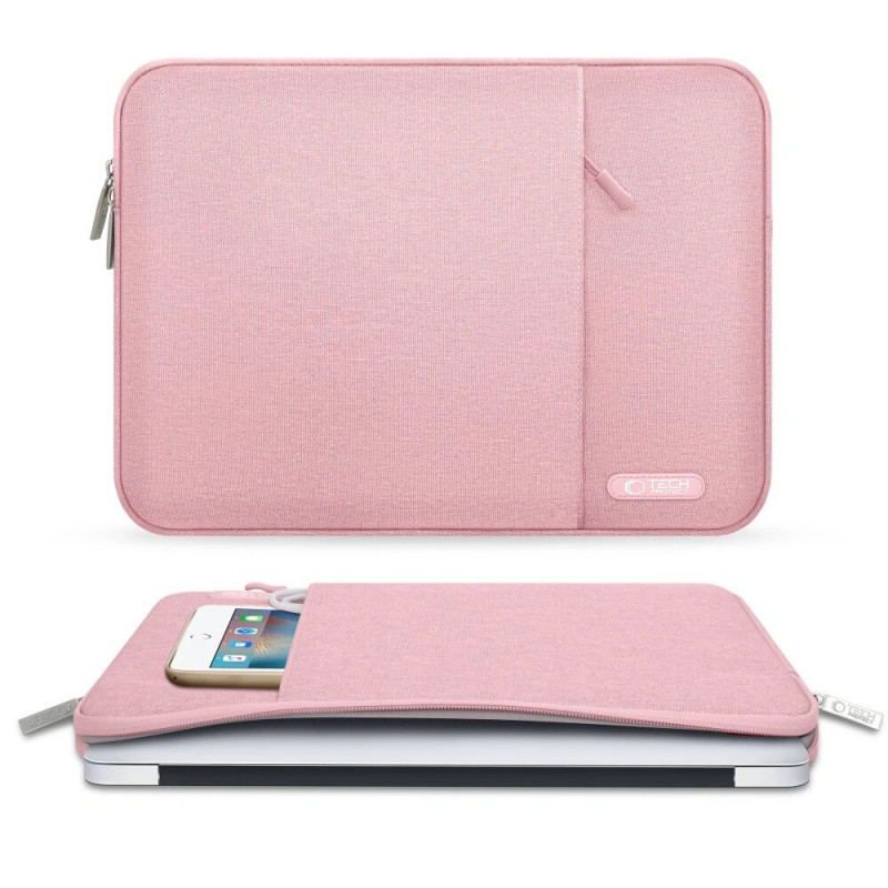 Tech-Protect Sleevy THP3325 portatīvā datora 13-14" uzmava, Dusty Rose
