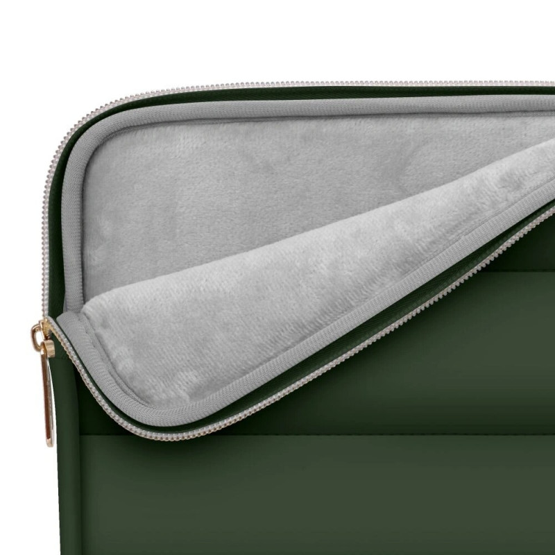 Tech-Protect Puffy portatīvā datora 15-16" maciņš ar piederumu somiņu, Army Green