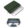Tech-Protect Puffy portatīvā datora 15-16" maciņš ar piederumu somiņu, Army Green