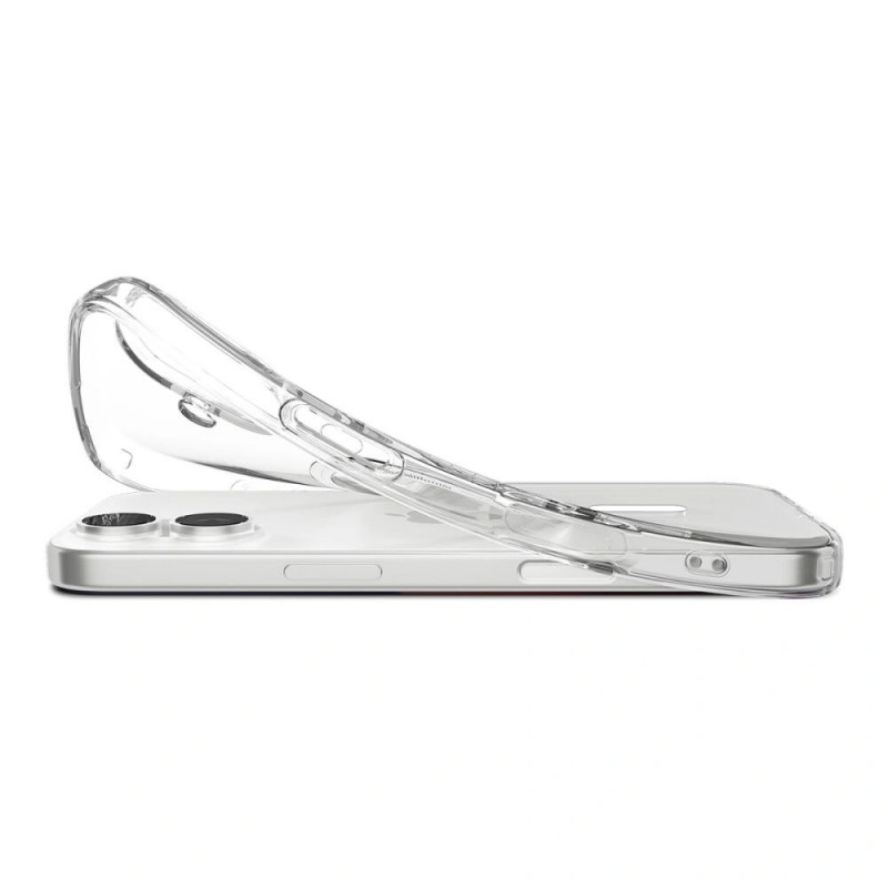 Spigen Liquid Crystal Mag MagSafe vāciņš Apple iPhone 17, caurspīdīgs/balts