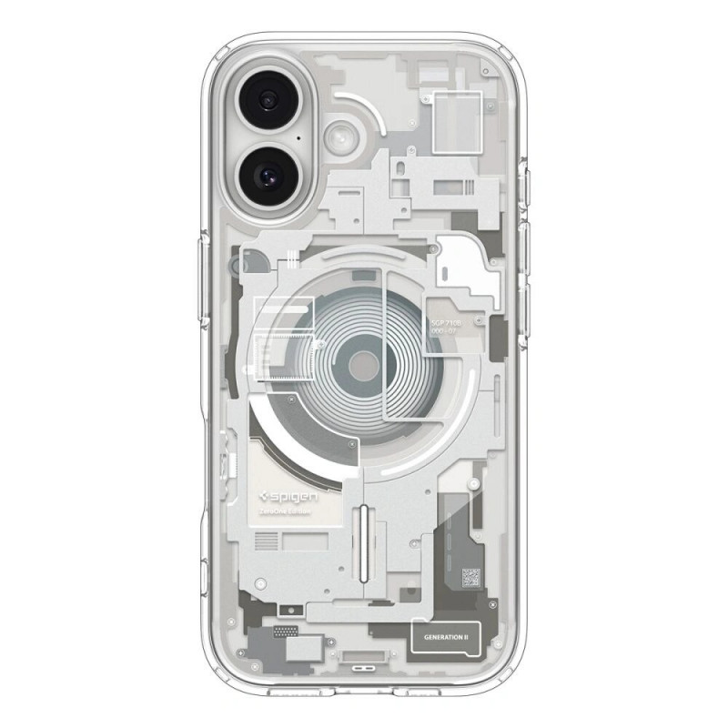 Spigen Ultra Hybrid Mag MagSafe vāciņš Apple iPhone 17 Zero One, Natural Titanium