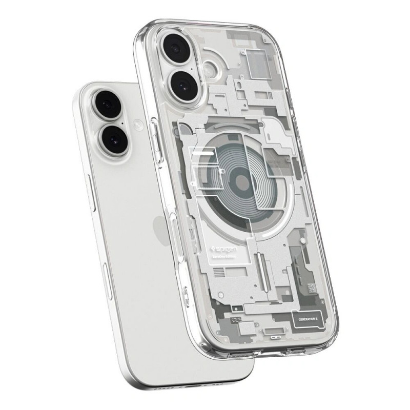 Spigen Ultra Hybrid Mag MagSafe vāciņš Apple iPhone 17 Zero One, Natural Titanium