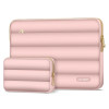 Tech-Protect Puffy portatīvā datora 13-14" maciņš ar piederumu somiņu, Dusty Rose