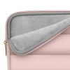 Tech-Protect Puffy portatīvā datora 13-14" maciņš ar piederumu somiņu, Dusty Rose