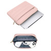Tech-Protect Puffy portatīvā datora 13-14" maciņš ar piederumu somiņu, Dusty Rose