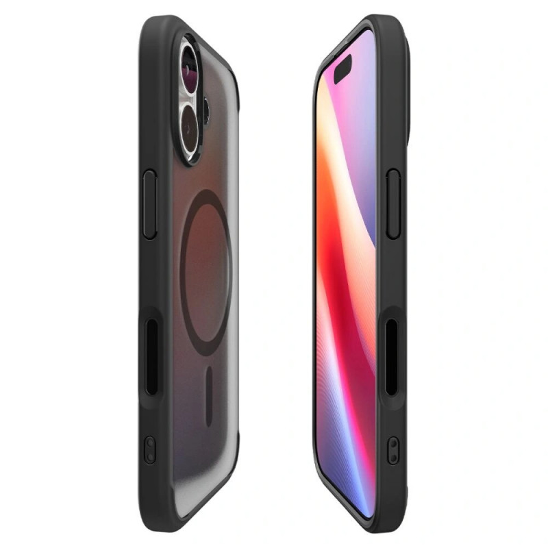 Spigen Ultra Hybrid Mag MagSafe ACS10383 vāciņš Apple iPhone 17, Frost Black