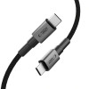 Tech-Protect Ultraboost DNA USB-C / USB-C kabelis PD60W/3A 50 cm, Iron Grey