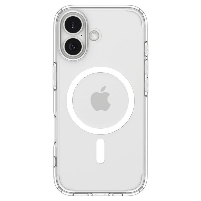 Spigen Ultra Hybrid Mag MagSafe ACS10380 Apple iPhone 17 apvalks, caurspīdīgs/balts