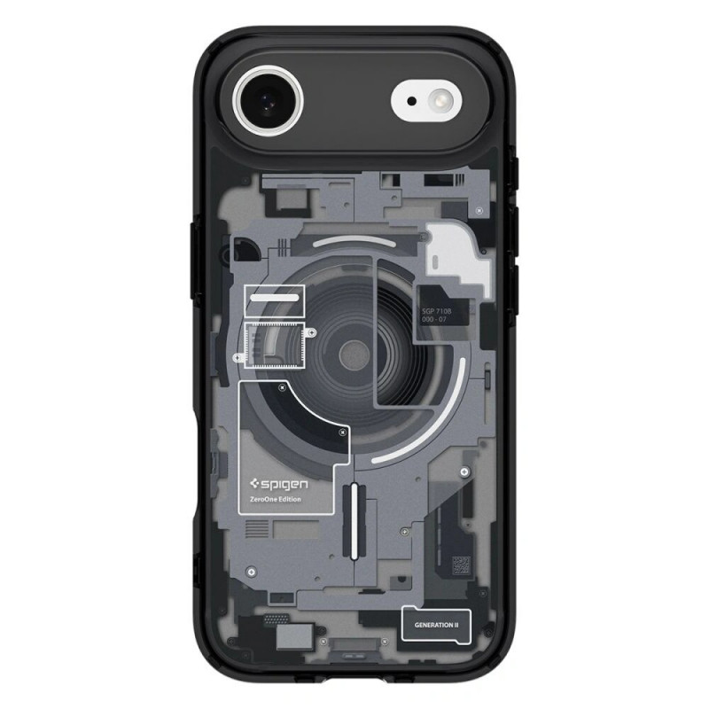 Spigen Ultra Hybrid Mag MagSafe ACS10320 vāciņš Apple iPhone Air, Zero One Black