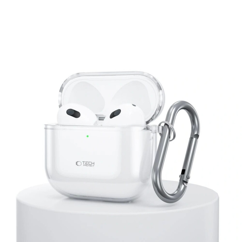 Tech-Protect Flexair vāciņš Apple AirPods 4, caurspīdīgs