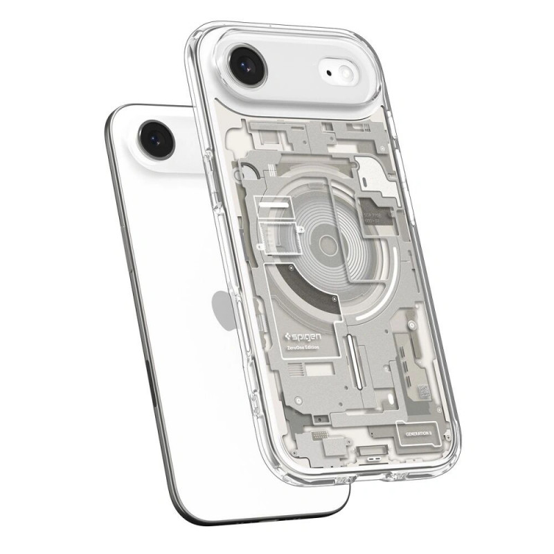 Spigen Ultra Hybrid Mag MagSafe ACS10319 vāciņš Apple iPhone Air, Zero One Natural Titanium
