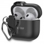 Tech-Protect plānais āķa maciņš Apple AirPods 4, melns