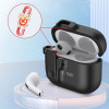 Tech-Protect plānais āķa maciņš Apple AirPods 4, melns