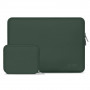 Tech-Protect NeoSlim portatīvā datora 15-16" maciņš ar piederumu somiņu, Midnight Green