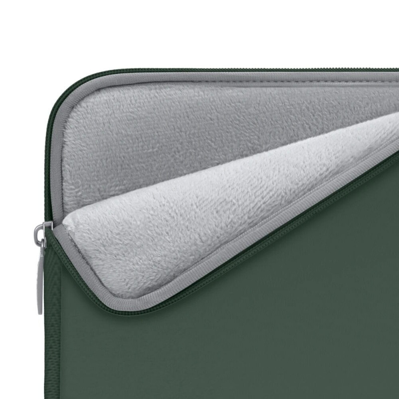 Tech-Protect NeoSlim portatīvā datora 15-16" maciņš ar piederumu somiņu, Midnight Green