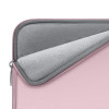 Tech-Protect NeoSlim portatīvā datora 15-16" futrālis ar piederumu somiņu, Dusty Rose
