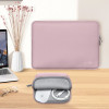 Tech-Protect NeoSlim portatīvā datora 15-16" futrālis ar piederumu somiņu, Dusty Rose