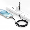 Tech-Protect Ultraboost DNA USB-C / USB-C kabelis PD100W/5A 100 cm, Iron Grey