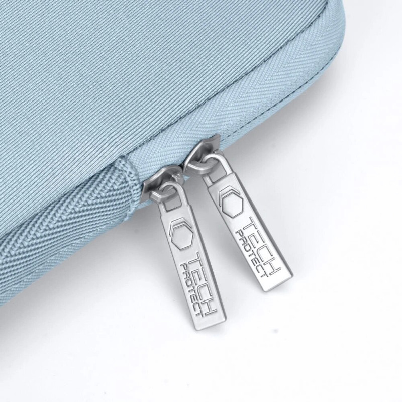Tech-Protect NeoSlim portatīvā datora 13-14" futrālis ar piederumu somiņu, Winter Blue