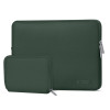 Tech-Protect NeoSlim portatīvā datora 13-14" maciņš ar piederumu somiņu, Midnight Green