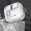 Tech-Protect FlexAir futrālis ar karabīni Samsung Galaxy Buds 3 / 3 Pro, caurspīdīgs