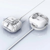 Tech-Protect FlexAir futrālis ar karabīni Samsung Galaxy Buds 3 / 3 Pro, caurspīdīgs