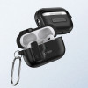 Tech-Protect Slim Hook maciņš ar karabīni Apple AirPods Pro 1 / 2, melns