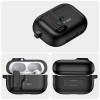 Tech-Protect Slim Hook maciņš ar karabīni Apple AirPods Pro 1 / 2, melns