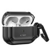 Tech-Protect Rough Hook maciņš ar karabīni Apple AirPods Pro 1 / 2, melns