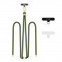 Tech-Protect C7S Rope Crossbody telefona siksniņa, Hunter Green/zelta