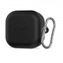 Tech-Protect silikona maciņš ar āķi Samsung Galaxy Buds 4 / 4 Pro, melns