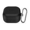 Tech-Protect silikona maciņš ar āķi Samsung Galaxy Buds 4 / 4 Pro, melns