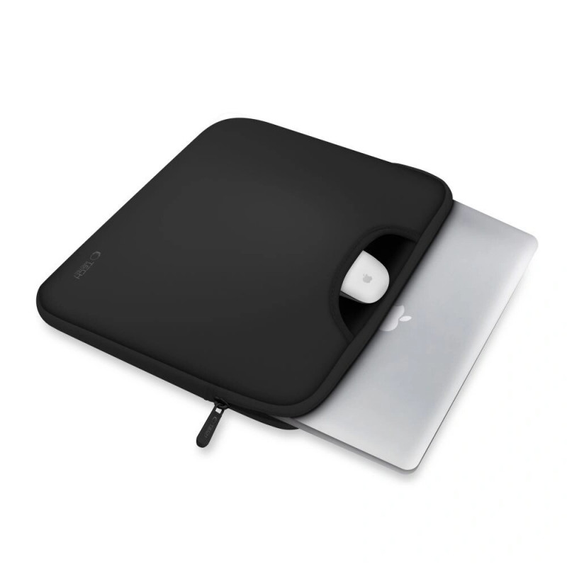 Tech-Protect neoprēna klēpjdatora soma 15-16", melna