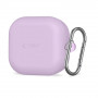 Tech-Protect Silicone Hook futrālis Samsung Galaxy Buds 4 / 4 Pro, lavandas krāsā