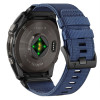 Tech-Protect Nylon Classic pulksteņa siksniņa Garmin Fenix 5X / 5X Plus / 6X / 6X Pro / 7X / 8 / 8 Pro / 9 / 9 Pro 47 mm, Midnight Navy