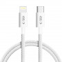 Tech-Protect Ultraboost Lite USB-C / Lightning kabelis PD27W/3A 100 cm, Cool Grey