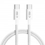 Tech-Protect Ultraboost Lite USB-C / USB-C kabelis PD60W/3A 100 cm, Cool Grey