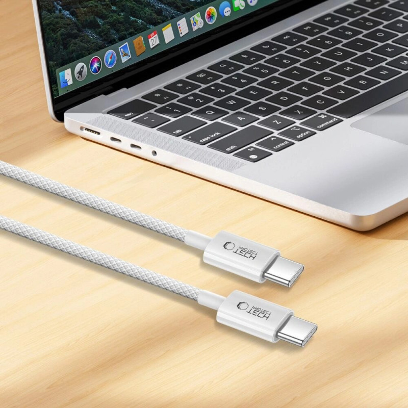Tech-Protect Ultraboost Lite USB-C / USB-C kabelis PD60W/3A 100 cm, Cool Grey