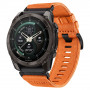 Tech-Protect Nylon Classic pulksteņa siksniņa Garmin Fenix 5X / 5X Plus / 6X / 6X Pro / 7X / 8 / 8 Pro / 9 / 9 Pro 47 mm, Signal Orange