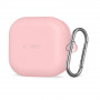 Tech-Protect silikona maciņš ar āķi Samsung Galaxy Buds 4 / 4 Pro, Dusty Pink