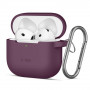 Tech-Protect Silicone Hook Apple AirPods 4 / 5 maciņš THP6094, Burgundy