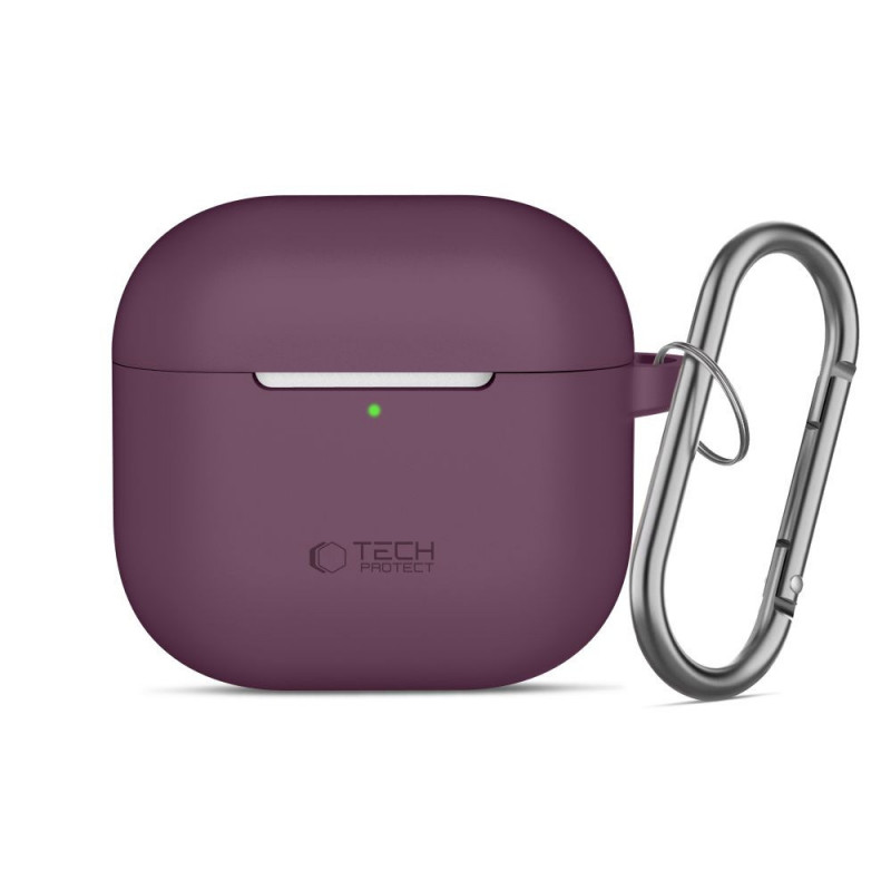 Tech-Protect Silicone Hook Apple AirPods 4 / 5 maciņš THP6094, Burgundy