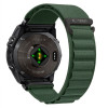 Tech-Protect Nylon Pro pulksteņa siksniņa Garmin Fenix 5X / 5X Plus / 6X / 6X Pro / 7X / 8 / 8 Pro / 9 / 9 Pro (47 mm), militāri zaļa