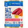 Petmex ar liellopa gaļu un burkāniem pieaugušiem suņiem, 400 g