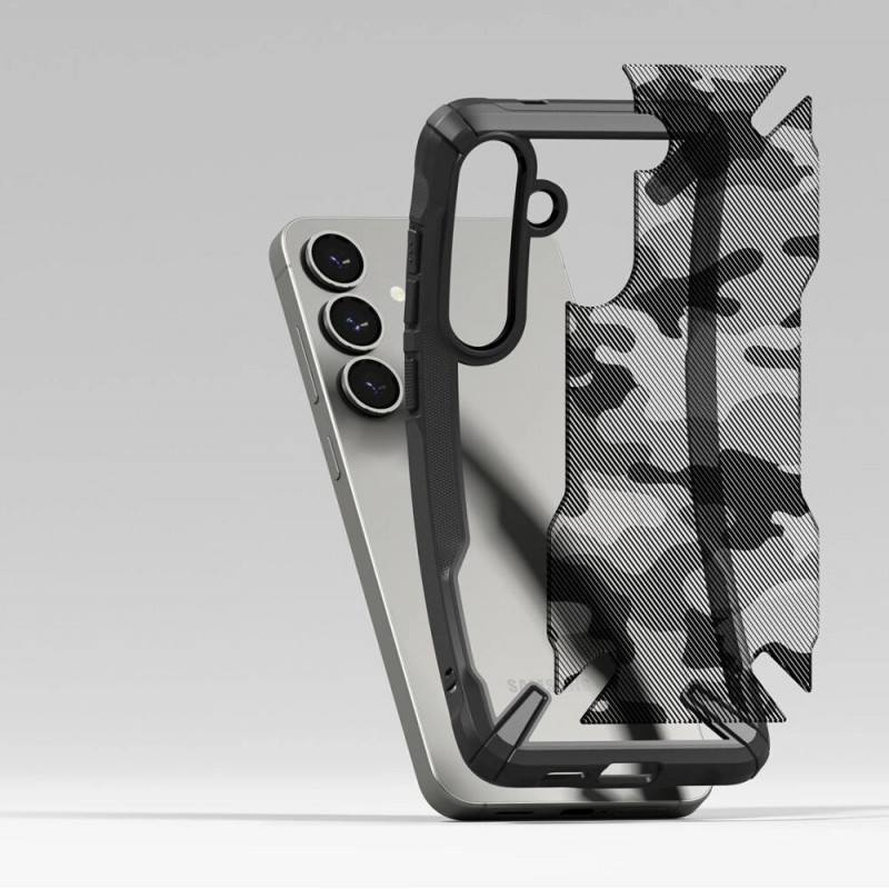 Ringke Fusion-X vāciņš Samsung Galaxy S25+, camo black