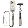 Tech-Protect C6S Rope Crossbody telefona aukla 2-in-1, Cosmic Latte (bēšs)