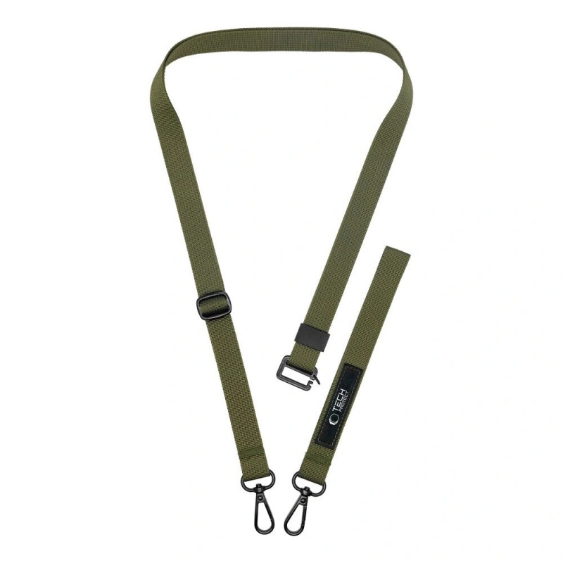 Tech-Protect C6S Rope Crossbody tālruņa aukla 2-in-1, Cargo Khaki (olīvu)
