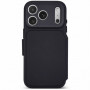 Decoded teksturēts silikona noņemams maciņa futrālis Apple iPhone 18 Pro Max / iPhone 17 Pro Max, phantom black