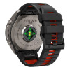 Tech-Protect Iconband Pro pulksteņa siksniņa Garmin Fenix 5X / 5X Plus / 6X / 6X Pro / 7X / 8 / 8 Pro / 9 / 9 Pro (47 mm), melna / sarkana